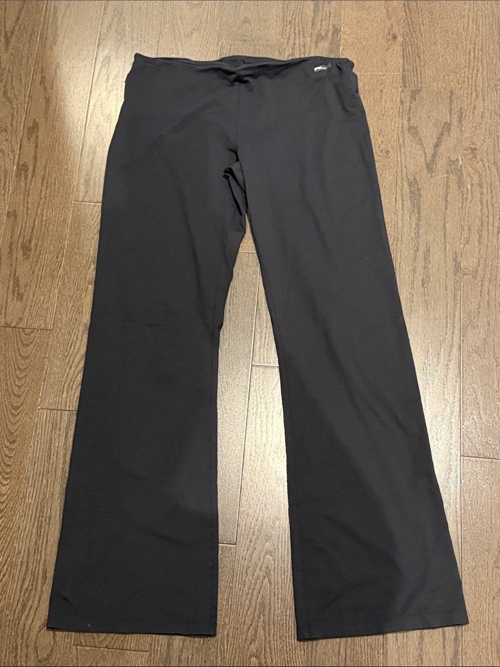 Vintage Ralph Lauren Sport black low rise wide leg pants Medium